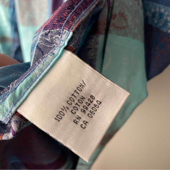 Bugatchi Designer Plaid Dress Shirt Flip Cuff Long Sleeve Button Down Mens - Picture 3 of 7